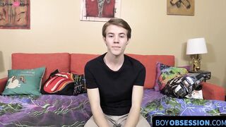 BoyObsession Huge Load on Ass - Big Dick Stroker Pounding His Own Butt