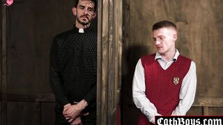 Reverend's Secret Sin - Old Man Fucks man In Confessional Booth