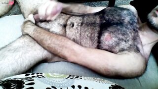 Hair Bear's Masturbation Adventure - Older Man Jacking Off