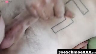 Amateur Buddy Jacks Off While His Friend Loves Ball-Licking And Fingers Ass