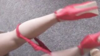 Grandma's Lingerie - Mature Milf Fucks Her Grandson In His Bedroom