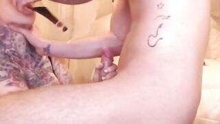 Tatted-Up Bombshell Gives A Wild Pole Dance & Striptease Performance