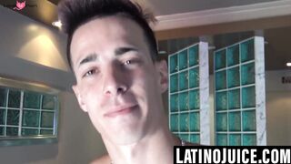 Ink-Stained Hunk's Solo Jackoff Session - Big Load on Gloryhole Wall