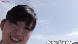 barely legal Babe's Daring Rooftop Adventure - Public Blowjob & Peeking Tom Creampie