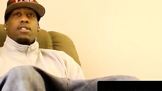 Hair Bear's Solo Jack Off - Smoking & Vein-Filled Dick