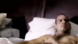 Hair Bear's Solo Stroking & Facial Explosion