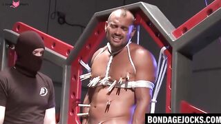BDSM Bondage Slut Submissive Girl Faceslapped And Clamped By Dominant Stud