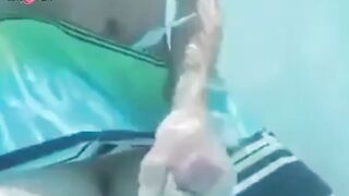 Outdoor Waterworld Adventure with Hot Blonde Babe