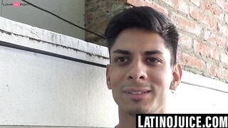 Tatted Up Latin Stud Fucks Bare Back With Deep Throttle