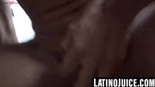 Tatted Up Latin Stud Fucks Bare Back With Deep Throttle