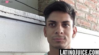 Tatted Up Latin Stud Fucks Bare Back With Deep Throttle