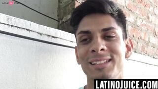 Tatted Up Latin Stud Fucks Bare Back With Deep Throttle