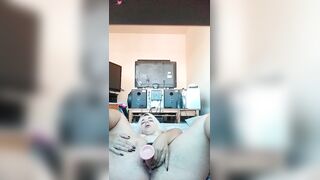 Hot Brunette MILF Michela89 Loves to Tease - POV Blowjob & Creampie