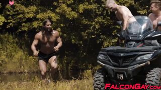 Threesome Frenzy - Gabrielle Clark & Darryn McCartherty Fucking Hardcore With Hunk Ace Quinn