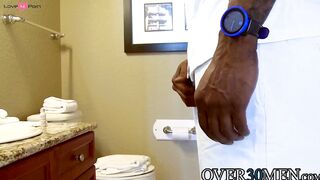 Buff Black Monster Dick Pounding White Guy's Ass - POV