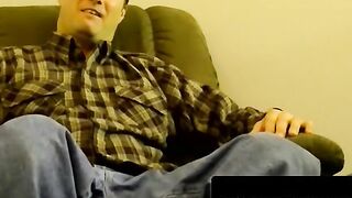 Chubby Amateur Swallowing Hairy Dick in Saliva-Filled Throat