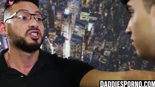 Hairy Step-Daddy's Boy Gets Fucked For Approval - Gay Porn