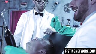 Fisting Frenzy! Hardcore Anal Threesome with Pornstar Scott Tayler & Pierce Parris