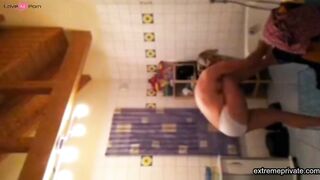 Stepmother's Secret Diary - Stepdaughter Catches Her Stepmom Bathing