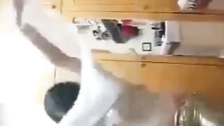 Arab MILF with Big Tits Dances at Home