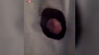 Crossdresser Sucks Stranger Off at Gloryhole