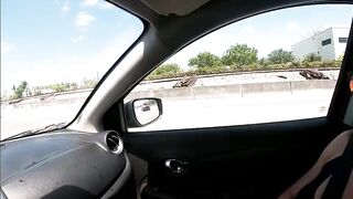 Driving porn video – Helena Price - Married Girl Go For A Drive Outside
