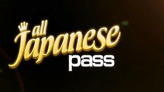 Erena Fujimori does a pretty stiptease and blows penis f
