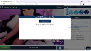 Marytia29 live on imlive candy performance