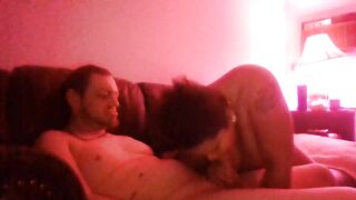 my fiance and i having fun
