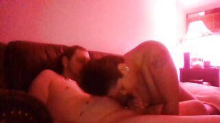 my fiance and i having fun