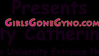 Kitty Catherine's Caught On Spy Webcam Undergoing College Entrance Physical