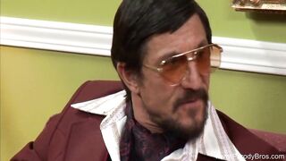 Fucking The Boss Ex-Wife On Her Couch With A Cummed