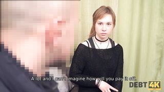 Debt4k. Jobless Lassie Should Rides Old Mans Penis For New Iphone