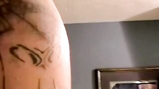 JoeSchmoeXXX.com - Bald hunky amateur masturbates and cums on mature gay's face with