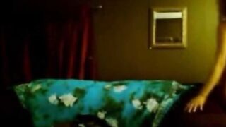 Ebony Beauty Strips on Webcam