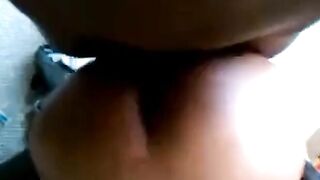 Black Twink's Bubble Butt Takes a Monster Bareback Dick