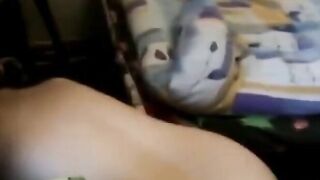 Naked Russian Girl Cleans the Floor