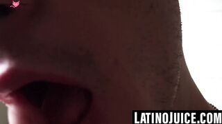 Twink Sebastian teases my thick rod with a skilled tongue