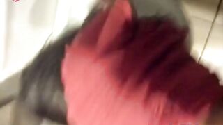Stranger Rams Her Big Ass in a Bar Restroom - Homemade Pick-Up Vid