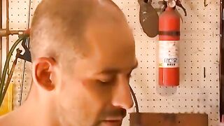 MuscleJockBound.com - Kinky mechanic Da Silva chains and torments the hunk