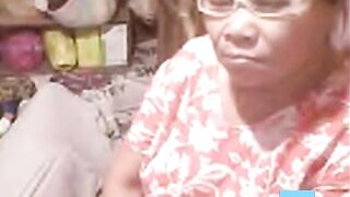 Mature Asian Elizabeth, 57, Flashes on Webcam