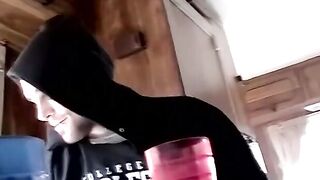 JoeSchmoeXXX.com - Amateurs wanking off their cocks while old dude sucks them with pl