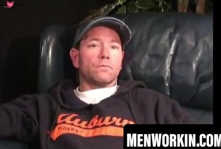 Older stud jerks until his nuts are ready to blow