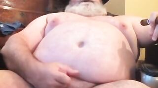 Chubby Daddy Bear Plays Solo
