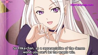 Their Wings Brush As HENTAI Desire Ignites Into Flaming Heat