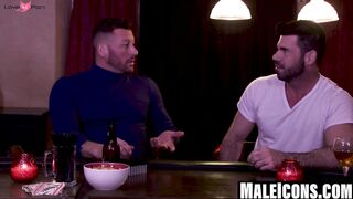 Shane Omen moans in bliss and torment from Hugh Hunters rod