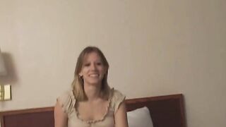 Clogging her tight young holes