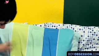 BoyObsession.com - Dudes play with paint before rough anal pounding