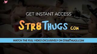 Str8Thugs.com - Straight thug with piercings talks dirty during solo cock stroking an