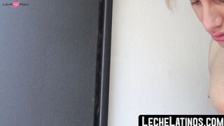 LecheLatinos.com - Petite Latino Ayun's intense ass nailing by straight stud Leo afte